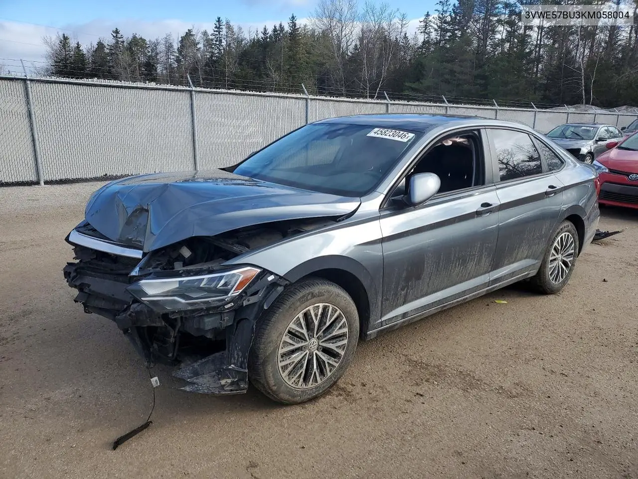 VOLKSWAGEN JETTA 2019, VIN 3VWE57BU3KM058004