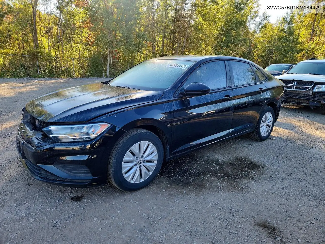 VOLKSWAGEN JETTA 2019, VIN 3VWC57BU1KM184479