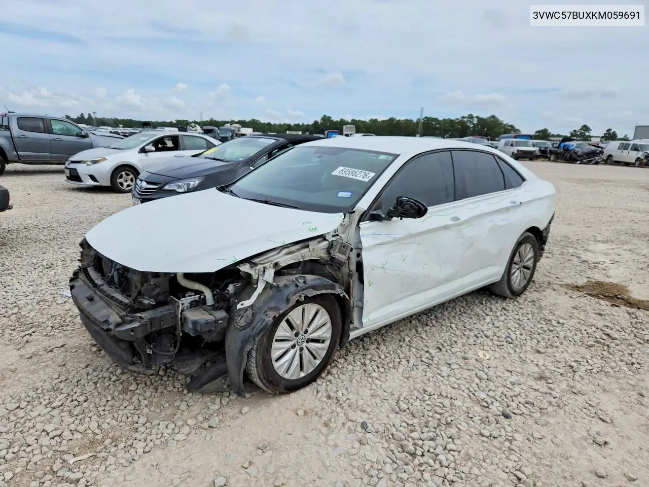 VOLKSWAGEN JETTA 2019, VIN 3VWC57BUXKM059691