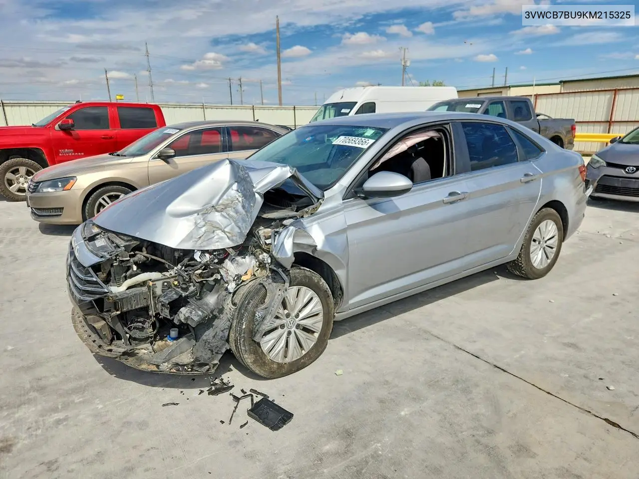 VOLKSWAGEN JETTA 2019, VIN 3VWCB7BU9KM215325