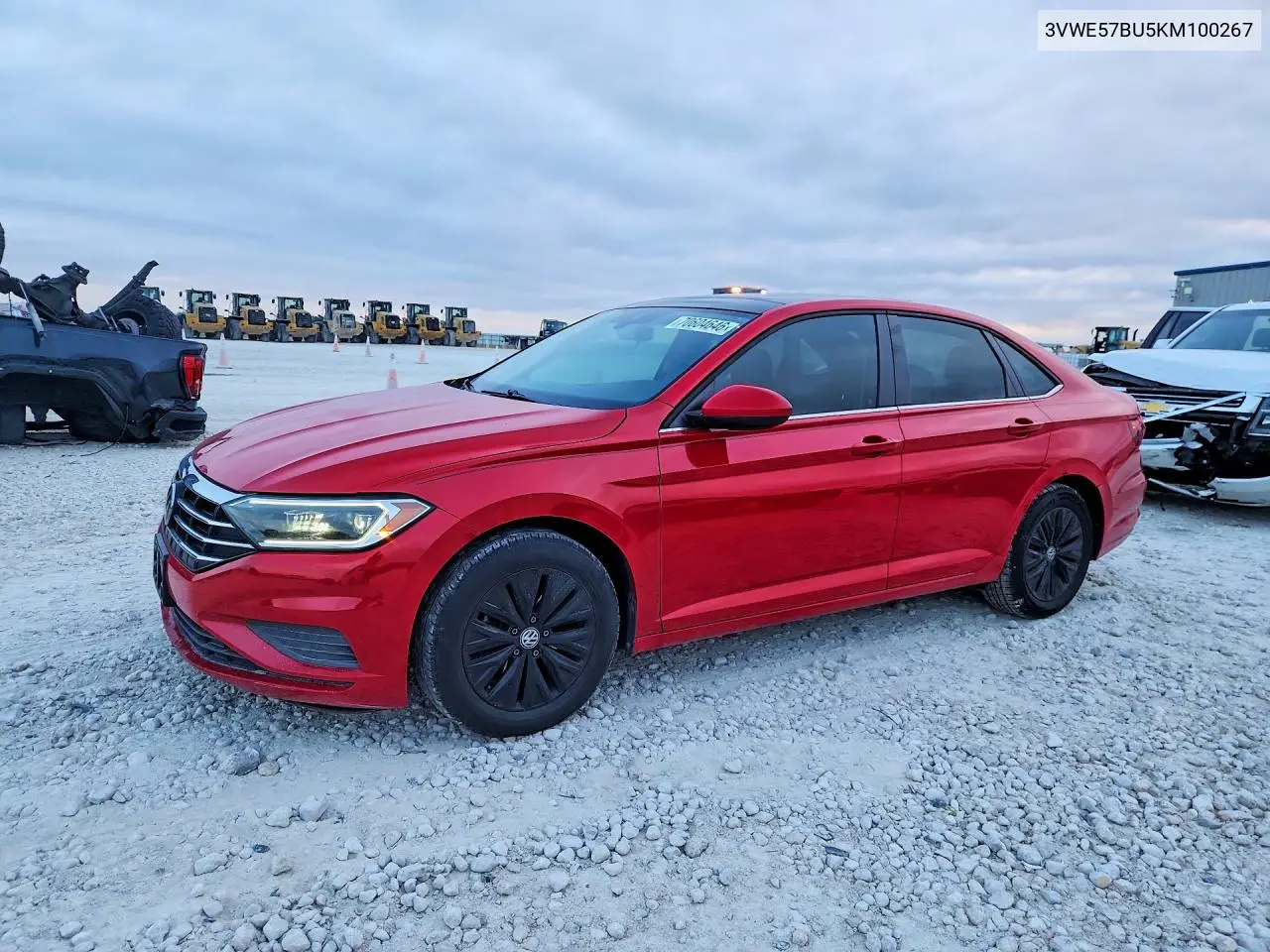 VOLKSWAGEN JETTA 2019, VIN 3VWE57BU5KM100267