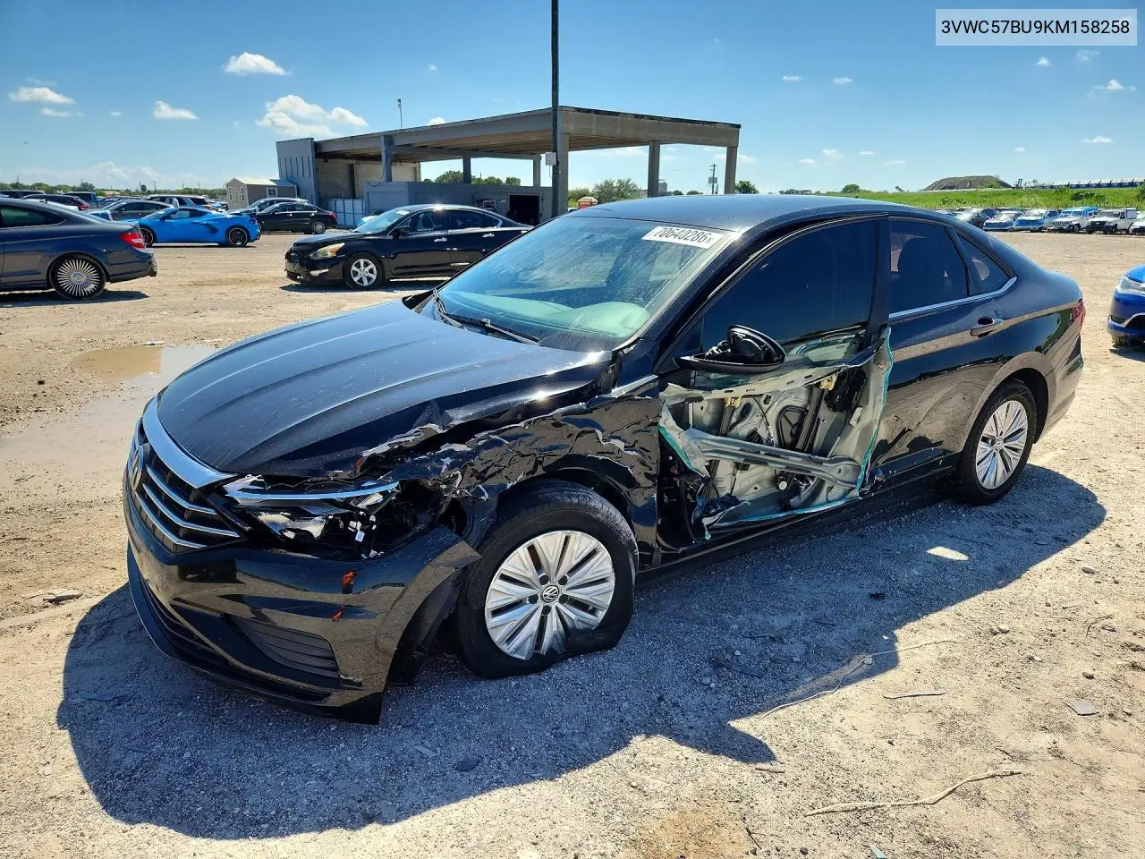 VOLKSWAGEN JETTA 2019, VIN 3VWC57BU9KM158258