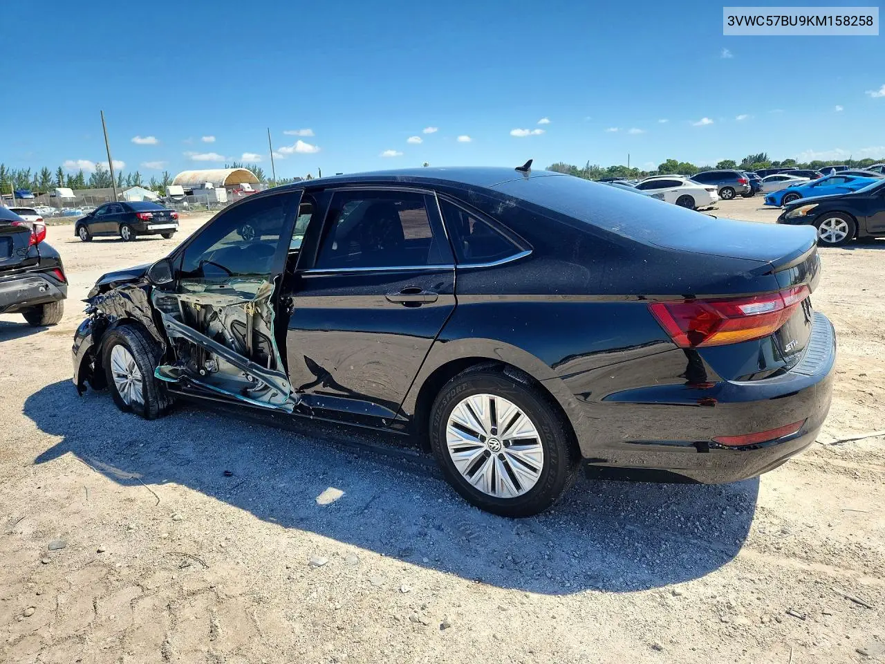 2019 VOLKSWAGEN JETTA VIN 3VWC57BU9KM158258 — фото 2