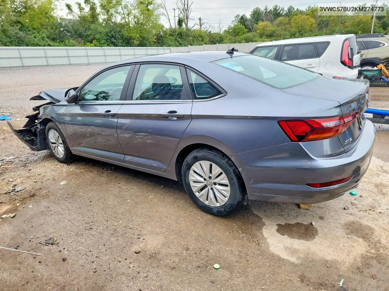 2019 VOLKSWAGEN JETTA VIN 3VWC57BU2KM274773 — фото 2