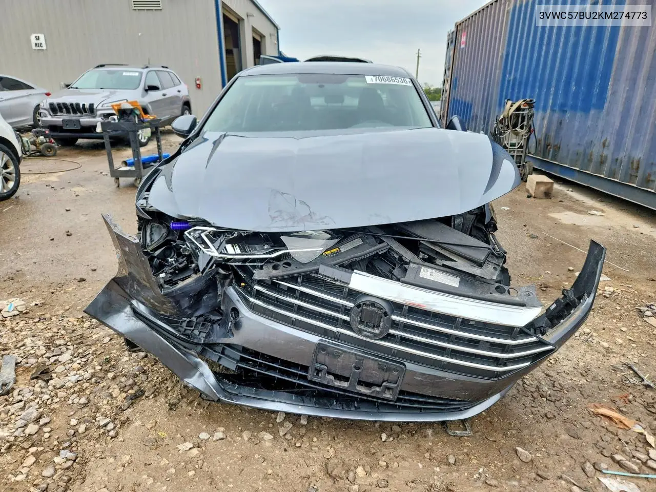 2019 VOLKSWAGEN JETTA VIN 3VWC57BU2KM274773 — фото 5