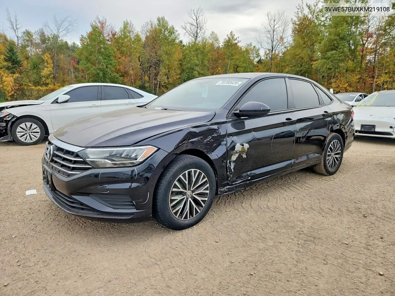 VOLKSWAGEN JETTA 2019, VIN 3VWE57BUXKM219108