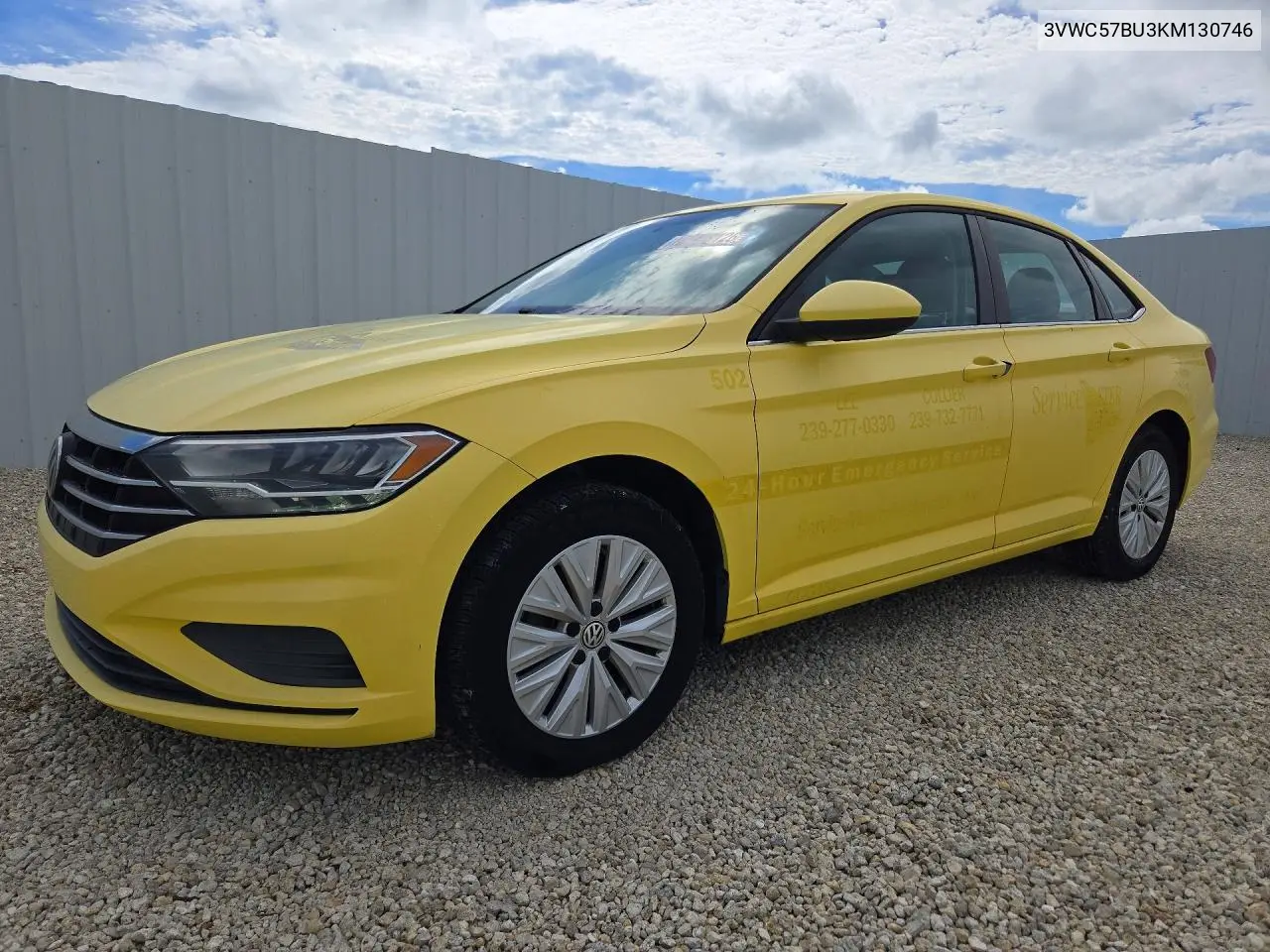 VOLKSWAGEN JETTA 2019, VIN 3VWC57BU3KM130746
