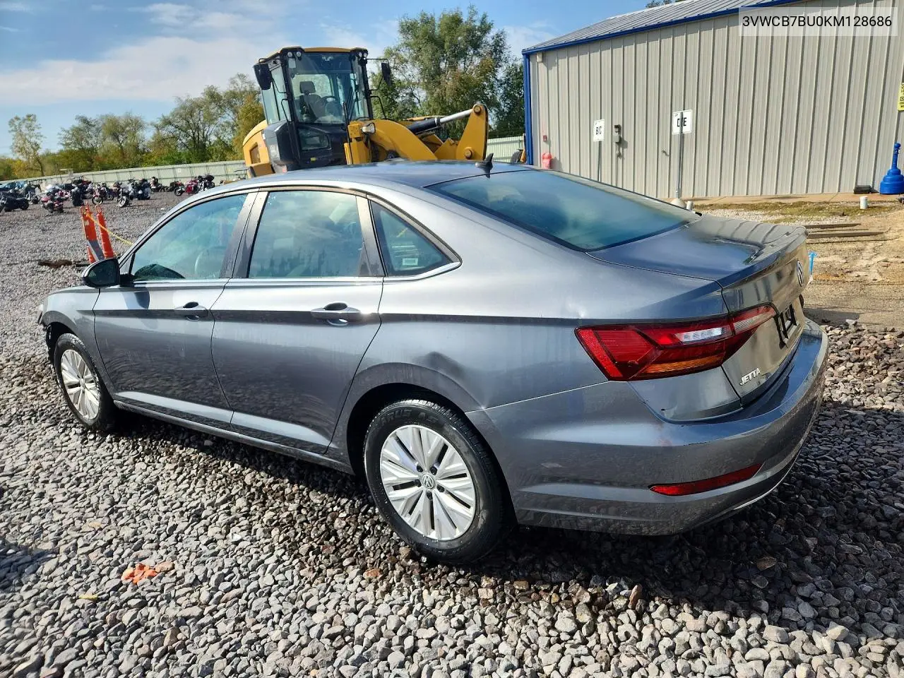 2019 VOLKSWAGEN JETTA VIN 3VWCB7BU0KM128686 — фото 2