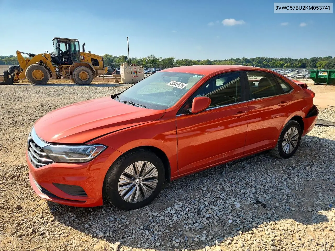VOLKSWAGEN JETTA 2019, VIN 3VWC57BU2KM053741