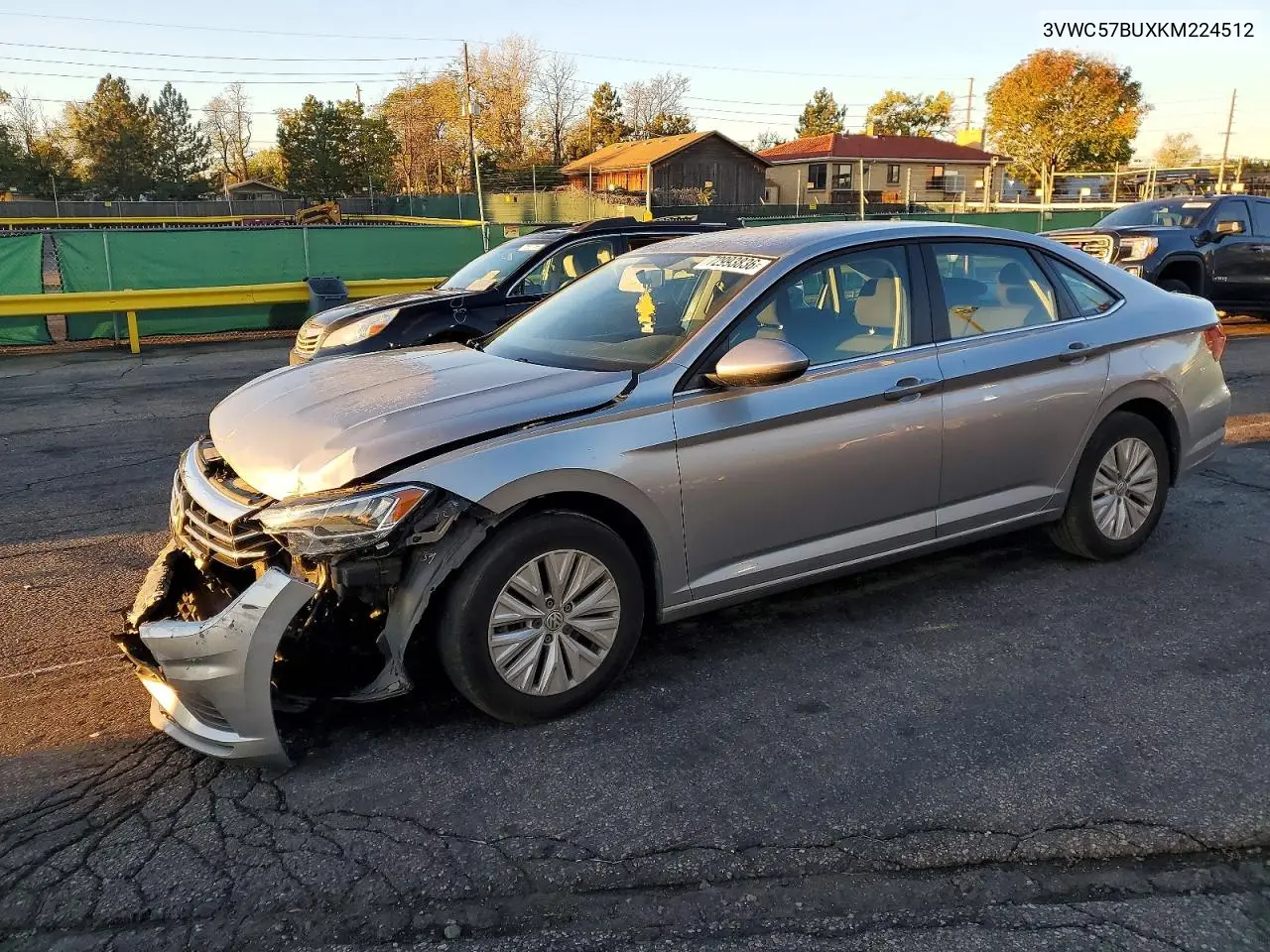 VOLKSWAGEN JETTA 2019, VIN 3VWC57BUXKM224512
