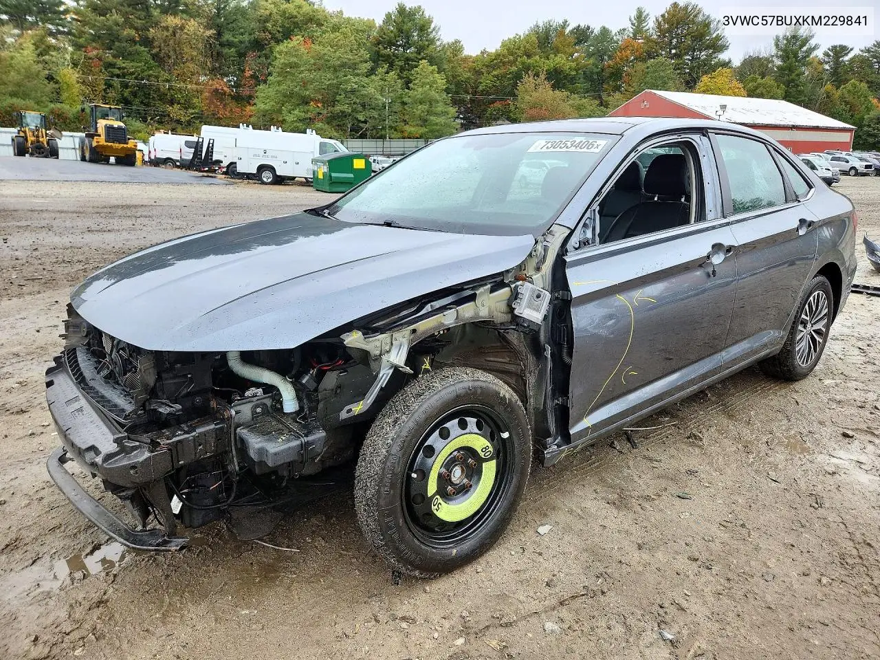 VOLKSWAGEN JETTA 2019, VIN 3VWC57BUXKM229841