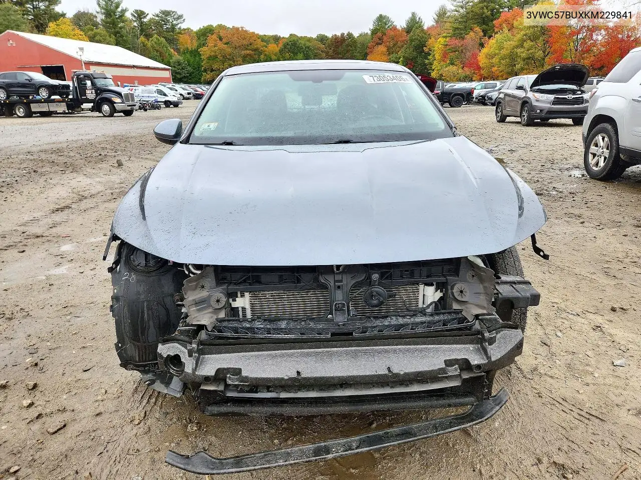 2019 VOLKSWAGEN JETTA VIN 3VWC57BUXKM229841 — фото 5