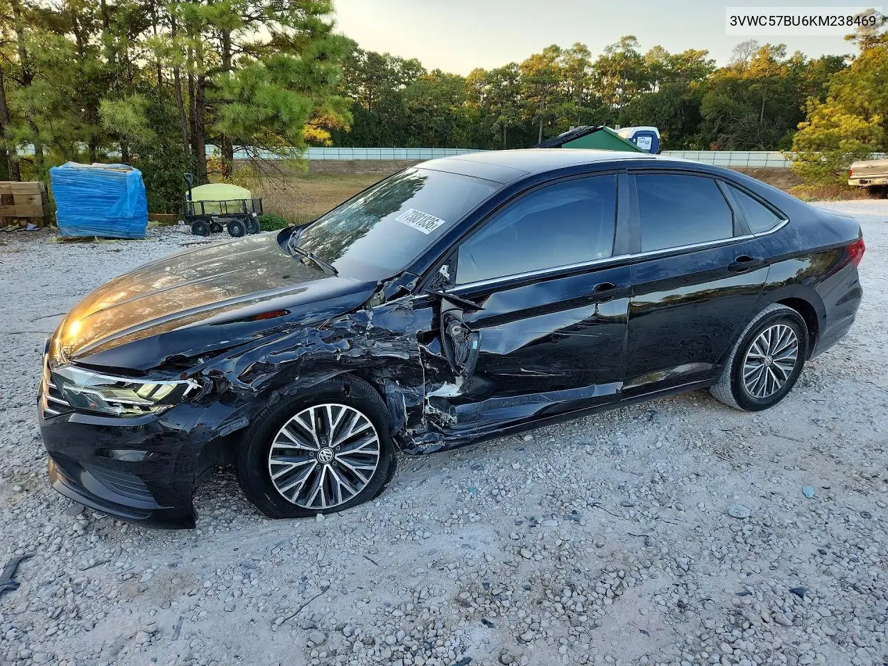 VOLKSWAGEN JETTA 2019, VIN 3VWC57BU6KM238469