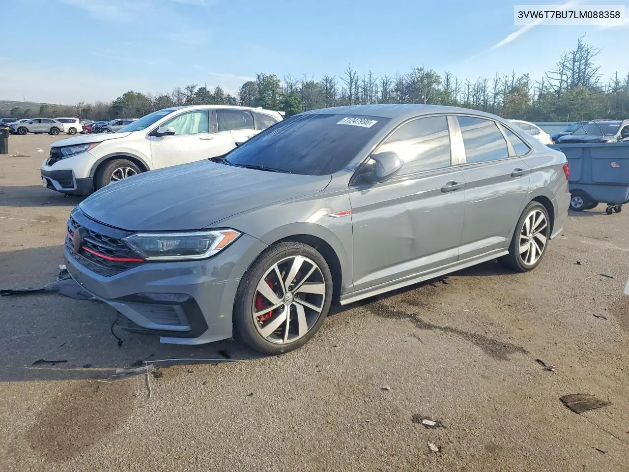 VOLKSWAGEN JETTA 2020, VIN 3VW6T7BU7LM088358