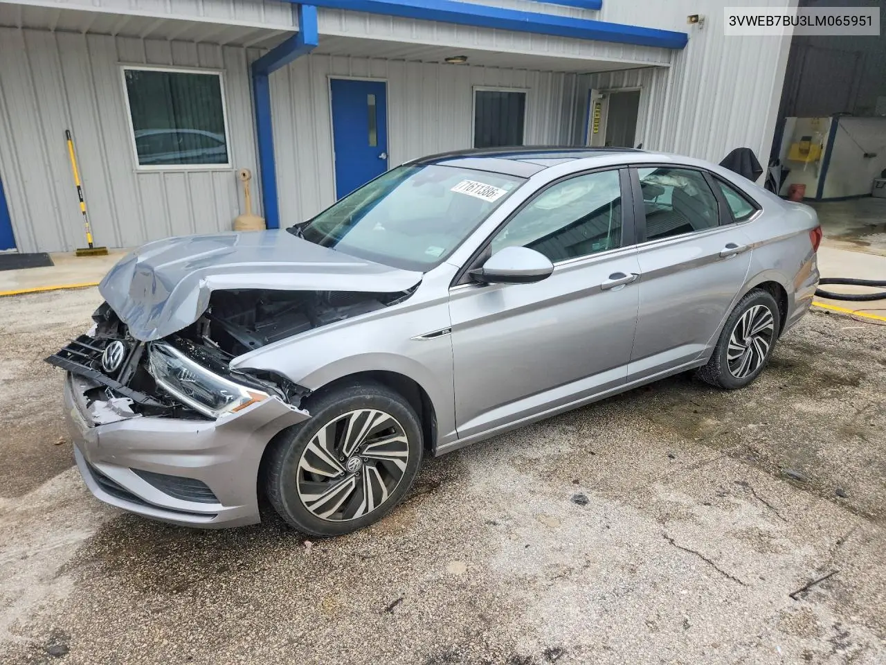 VOLKSWAGEN JETTA 2020, VIN 3VWEB7BU3LM065951