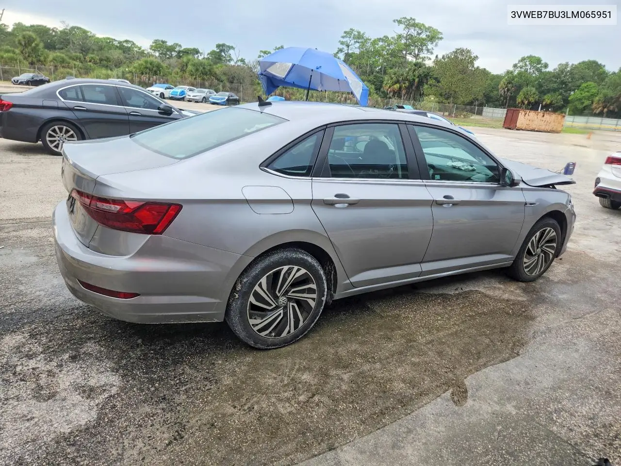 2020 VOLKSWAGEN JETTA VIN 3VWEB7BU3LM065951 — фото 3