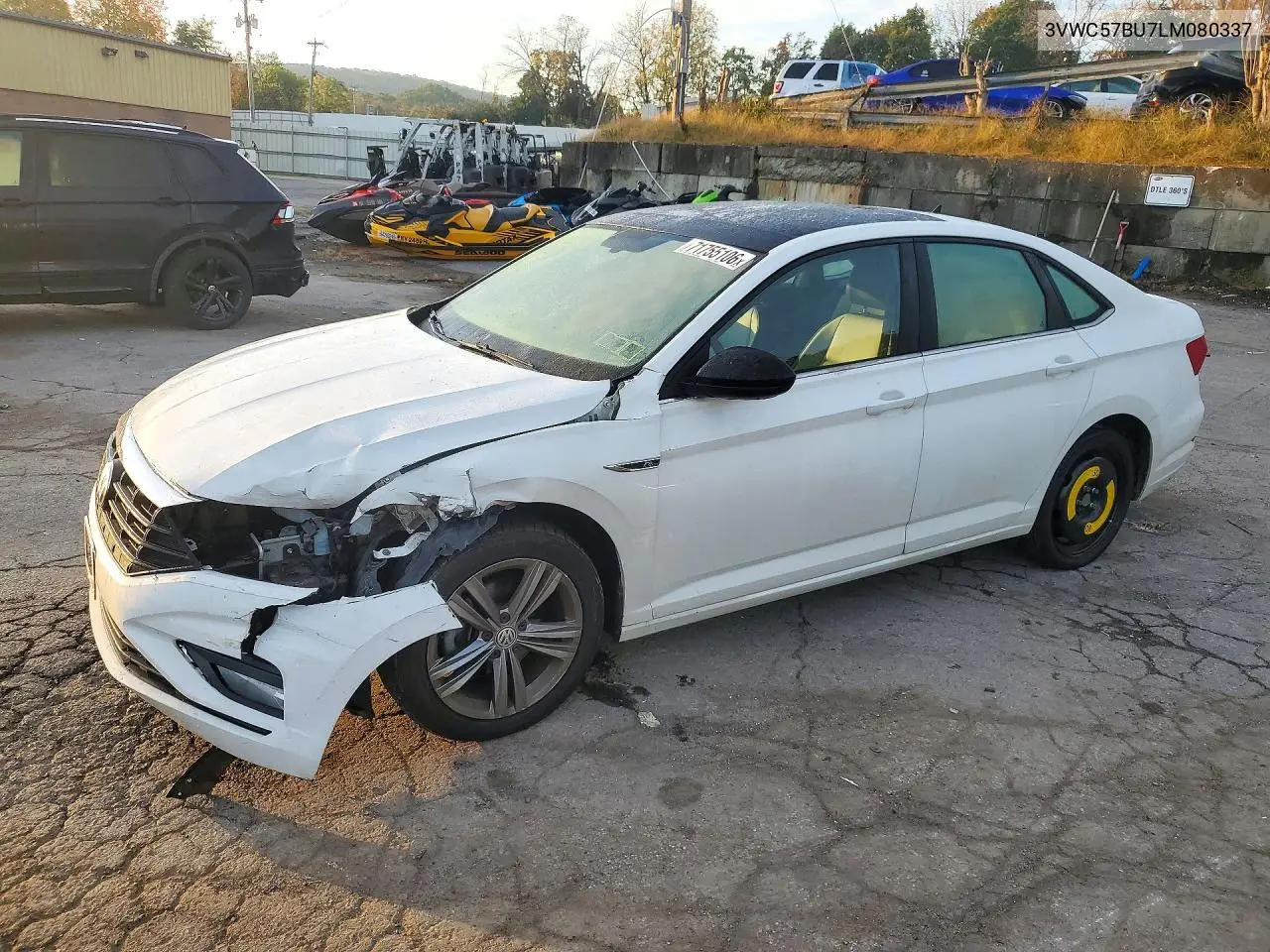 VOLKSWAGEN JETTA 2020, VIN 3VWC57BU7LM080337