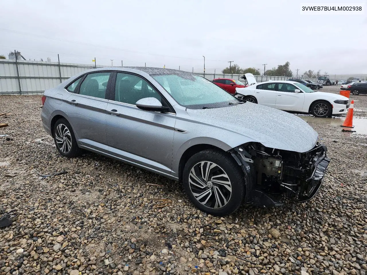 2020 VOLKSWAGEN JETTA VIN 3VWEB7BU4LM002938 — фото 4