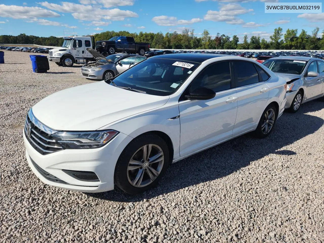 VOLKSWAGEN JETTA 2020, VIN 3VWCB7BU0LM032199