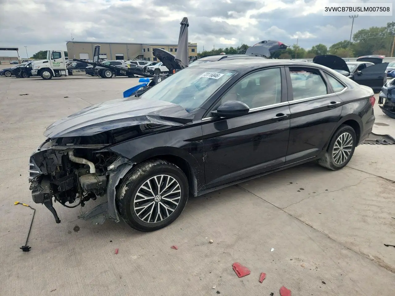 VOLKSWAGEN JETTA 2020, VIN 3VWCB7BU5LM007508