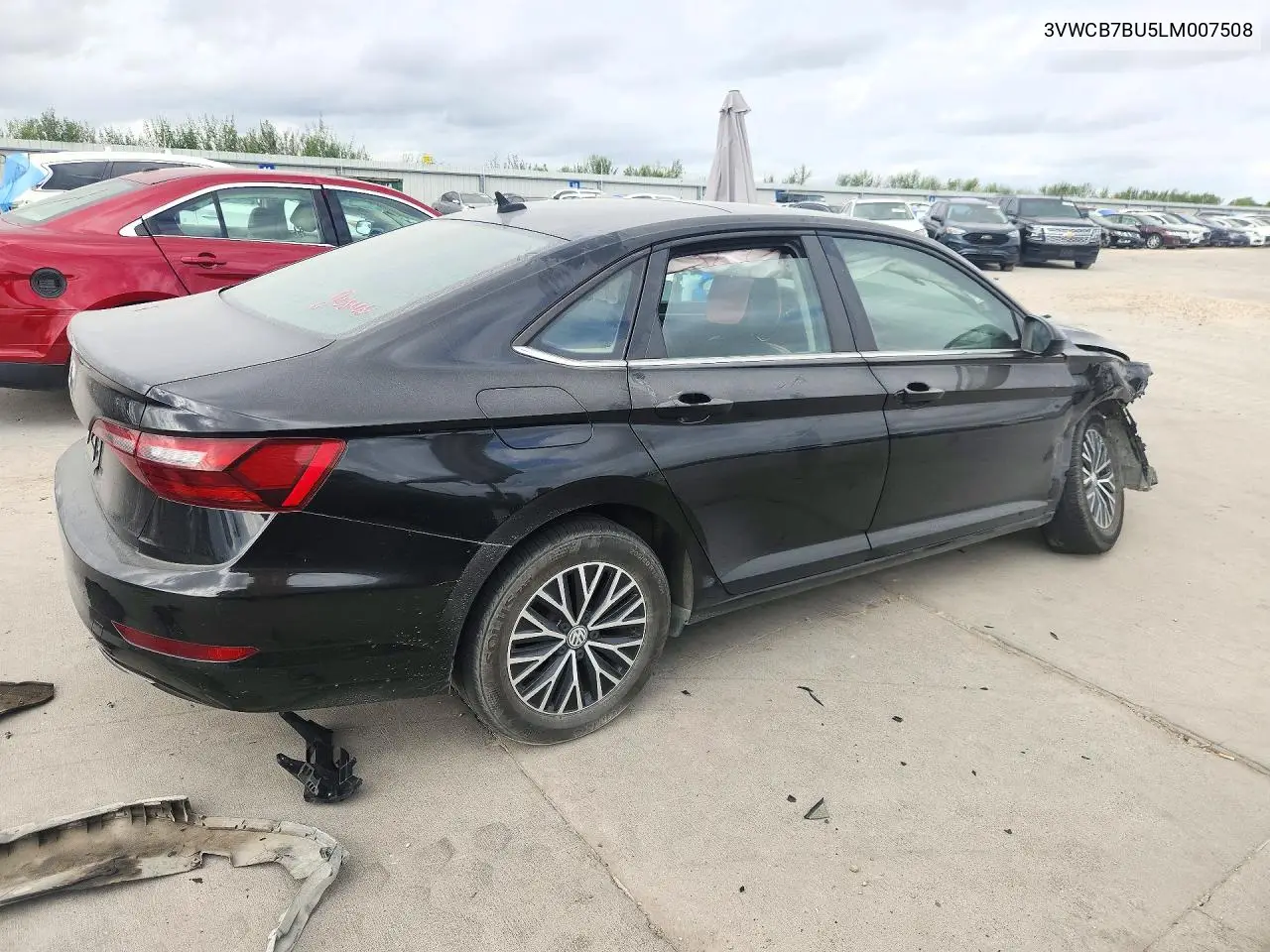 2020 VOLKSWAGEN JETTA VIN 3VWCB7BU5LM007508 — фото 3
