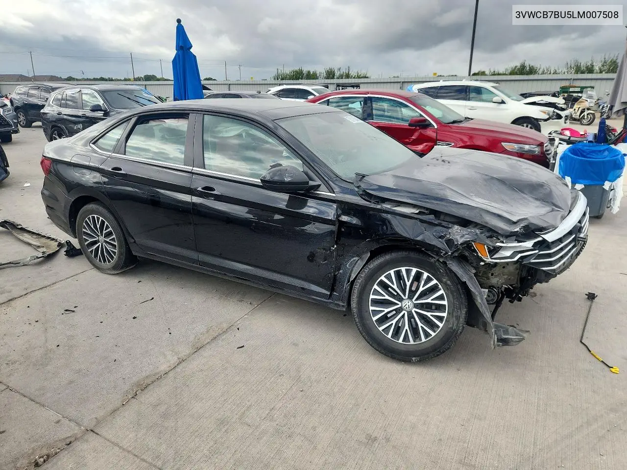 2020 VOLKSWAGEN JETTA VIN 3VWCB7BU5LM007508 — фото 4