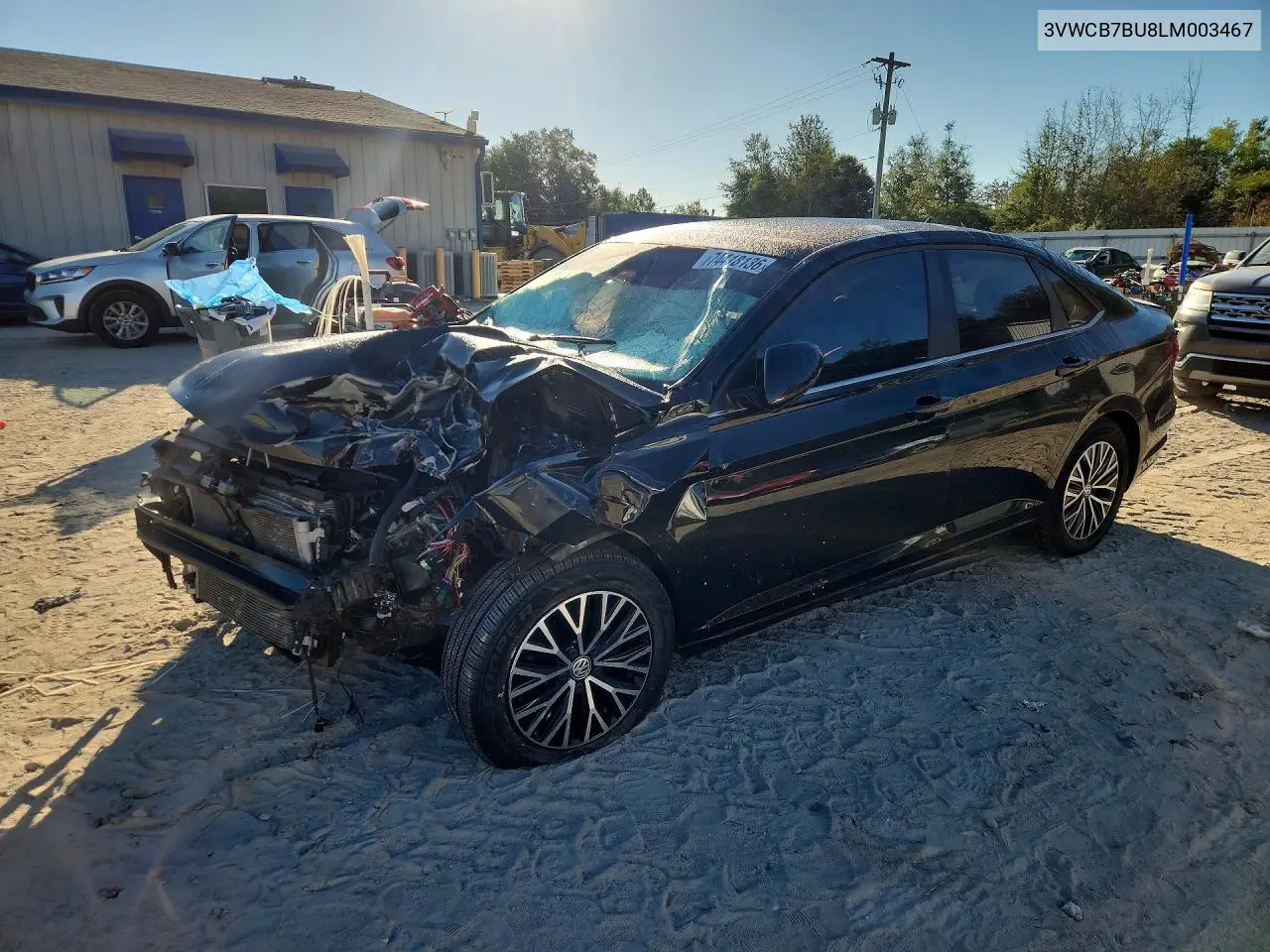 VOLKSWAGEN JETTA 2020, VIN 3VWCB7BU8LM003467