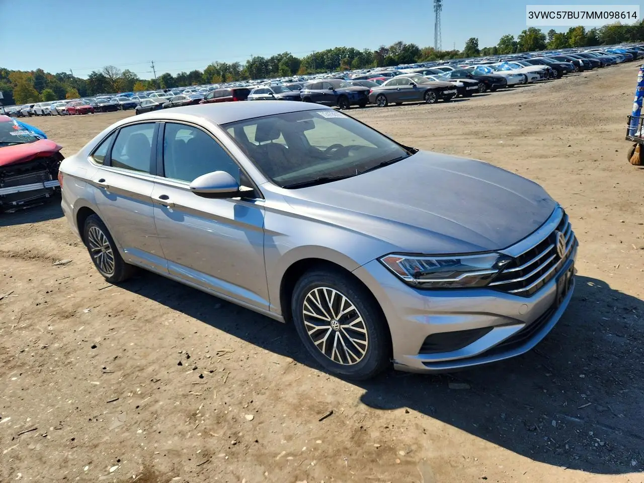 2021 VOLKSWAGEN JETTA VIN 3VWC57BU7MM098614 — фото 4