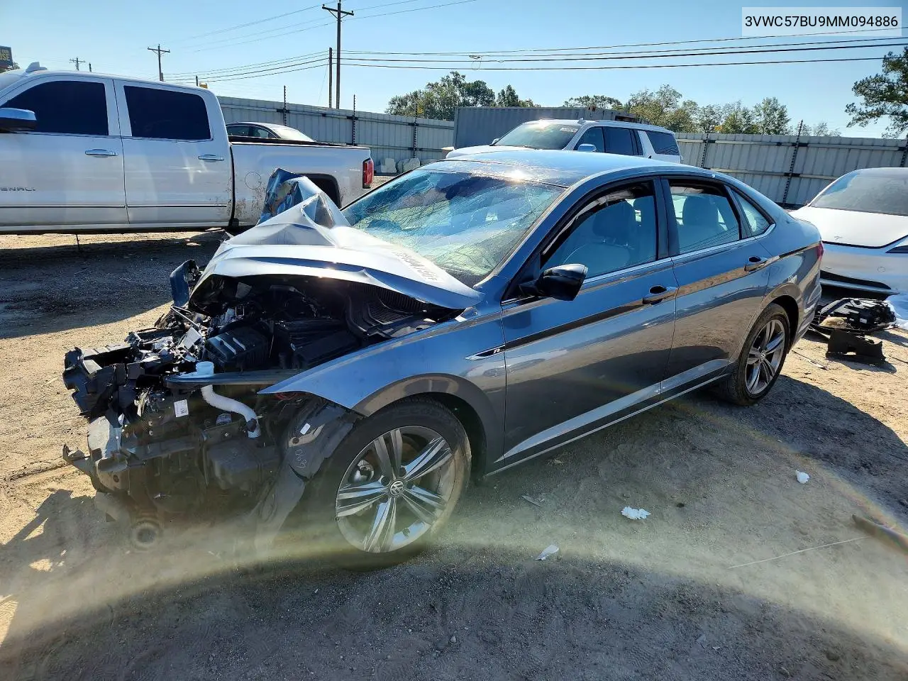 VOLKSWAGEN JETTA 2021, VIN 3VWC57BU9MM094886