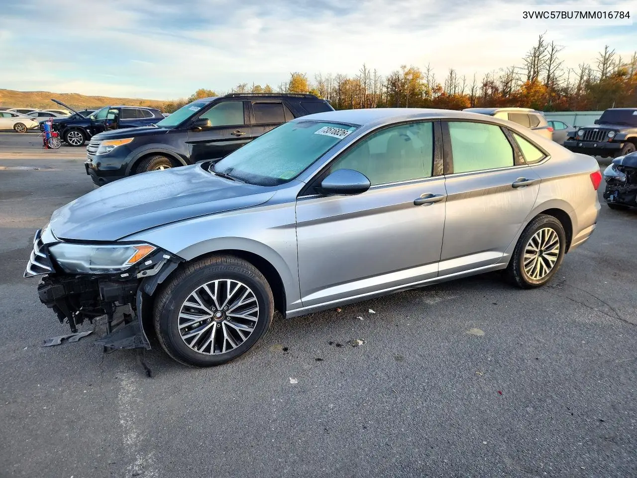 VOLKSWAGEN JETTA 2021, VIN 3VWC57BU7MM016784