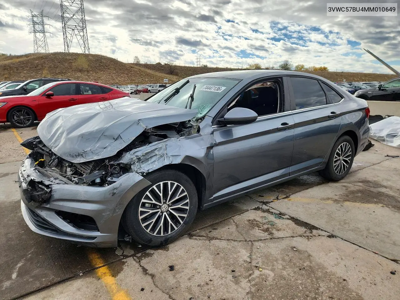 VOLKSWAGEN JETTA 2021, VIN 3VWC57BU4MM010649