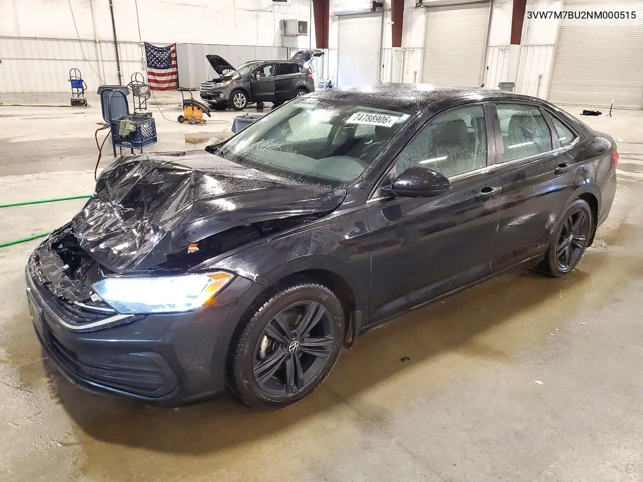 VOLKSWAGEN JETTA 2022, VIN 3VW7M7BU2NM000515