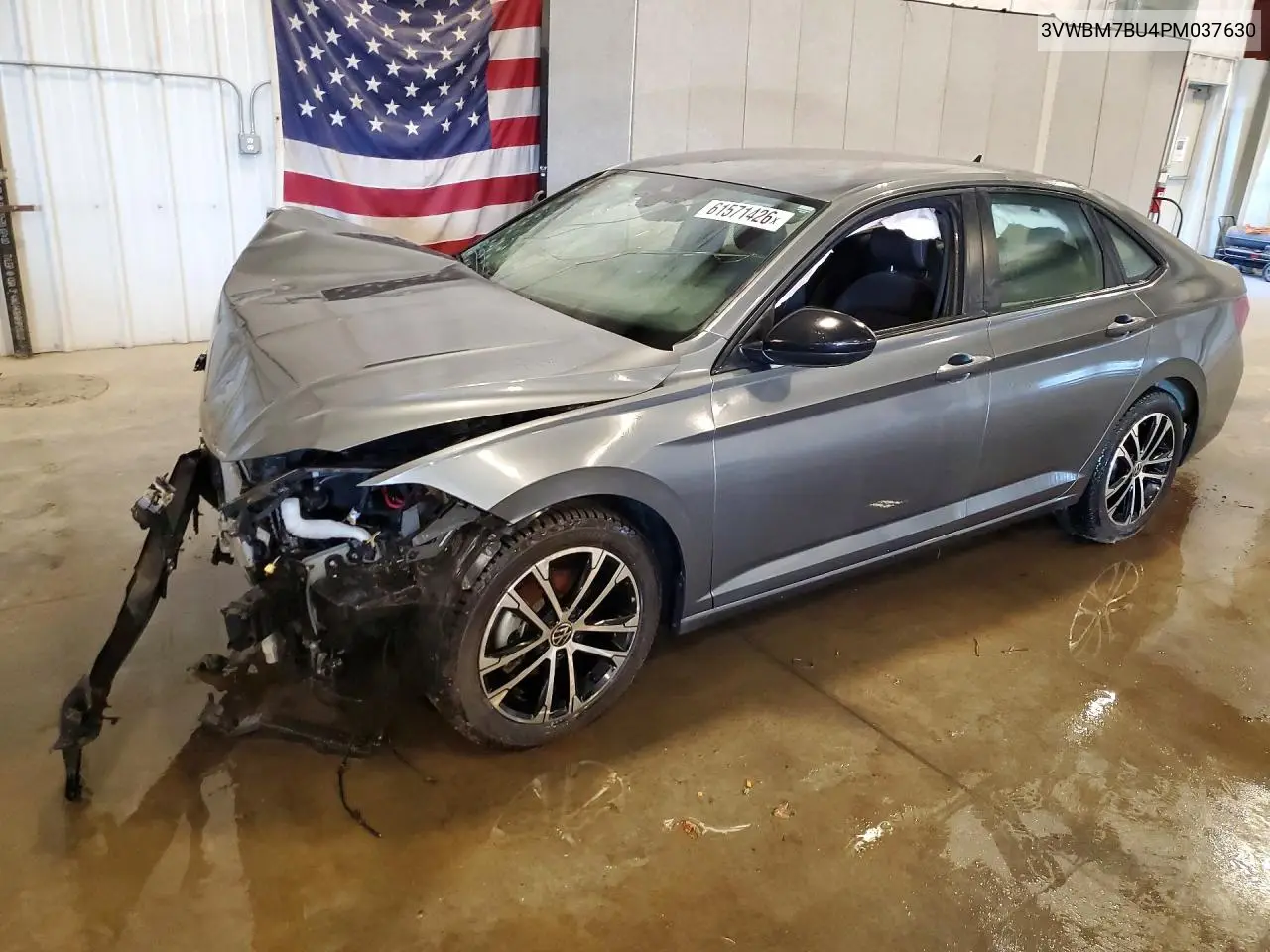VOLKSWAGEN JETTA 2023, VIN 3VWBM7BU4PM037630