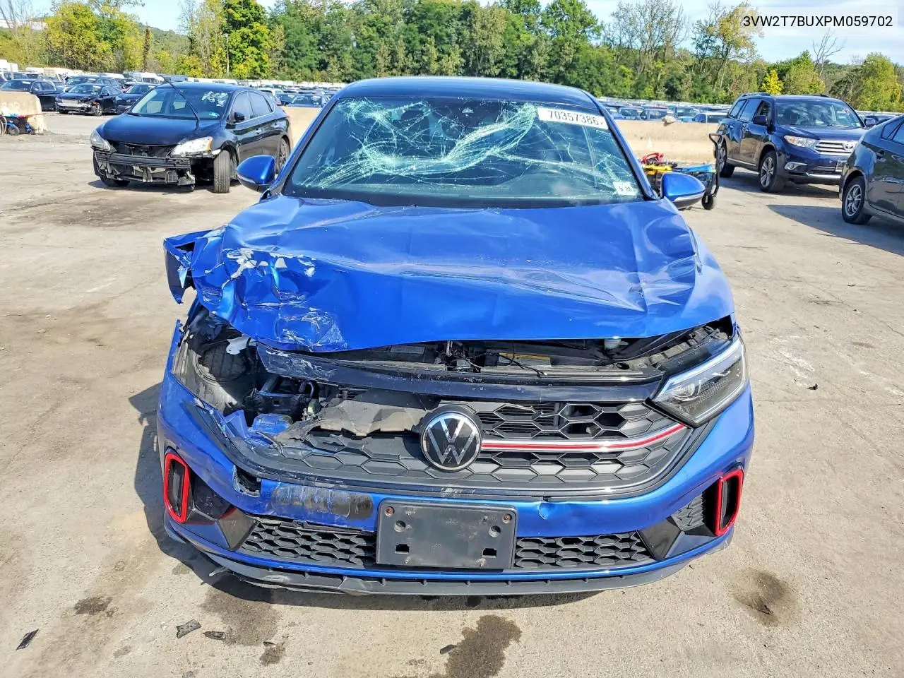 2023 VOLKSWAGEN JETTA VIN 3VW2T7BUXPM059702 — фото 5