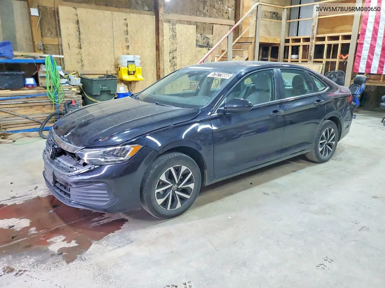 VOLKSWAGEN JETTA 2024, VIN 3VW5M7BU5RM080650