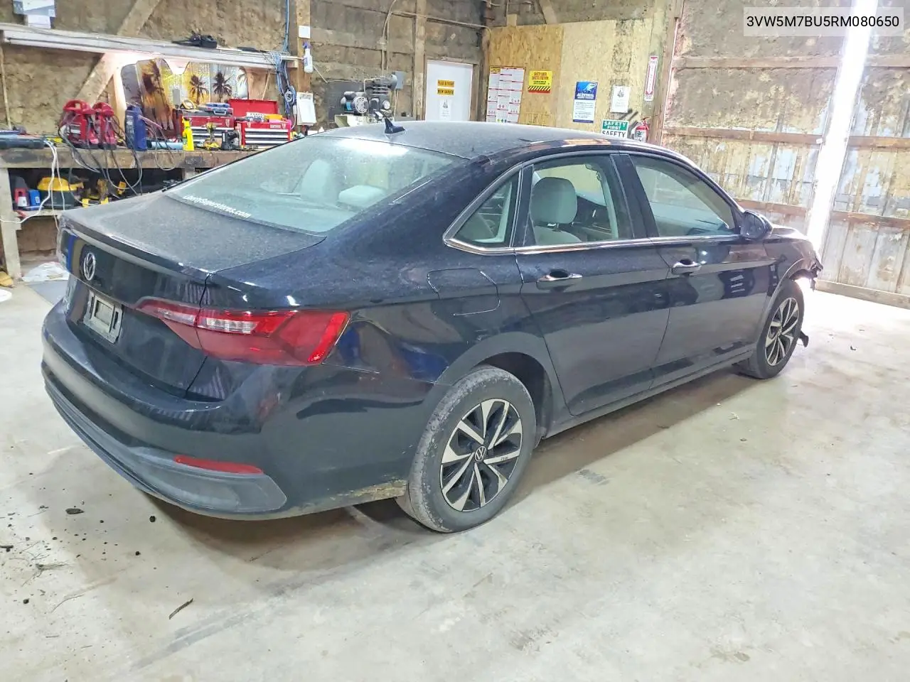 2024 VOLKSWAGEN JETTA VIN 3VW5M7BU5RM080650 — фото 3