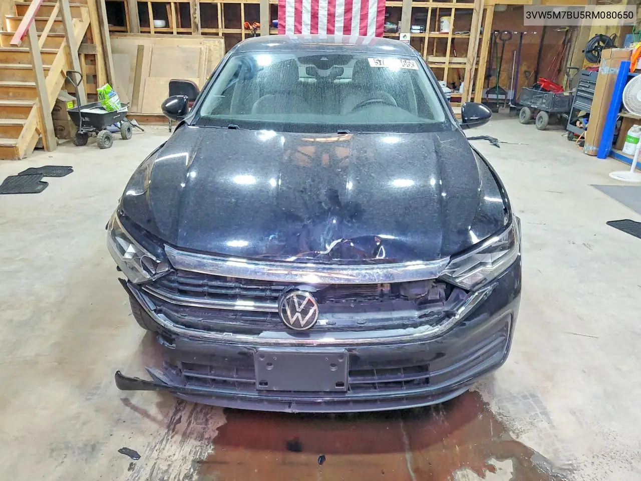 2024 VOLKSWAGEN JETTA VIN 3VW5M7BU5RM080650 — фото 5