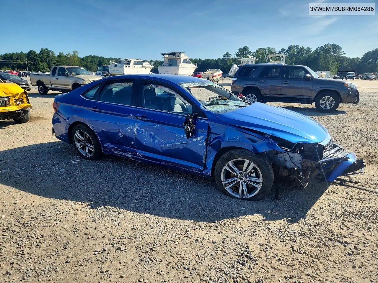 2024 VOLKSWAGEN JETTA VIN 3VWEM7BU8RM084286 — фото 4