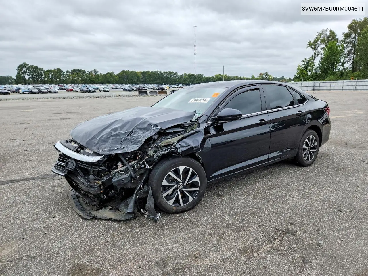 VOLKSWAGEN JETTA 2024, VIN 3VW5M7BU0RM004611