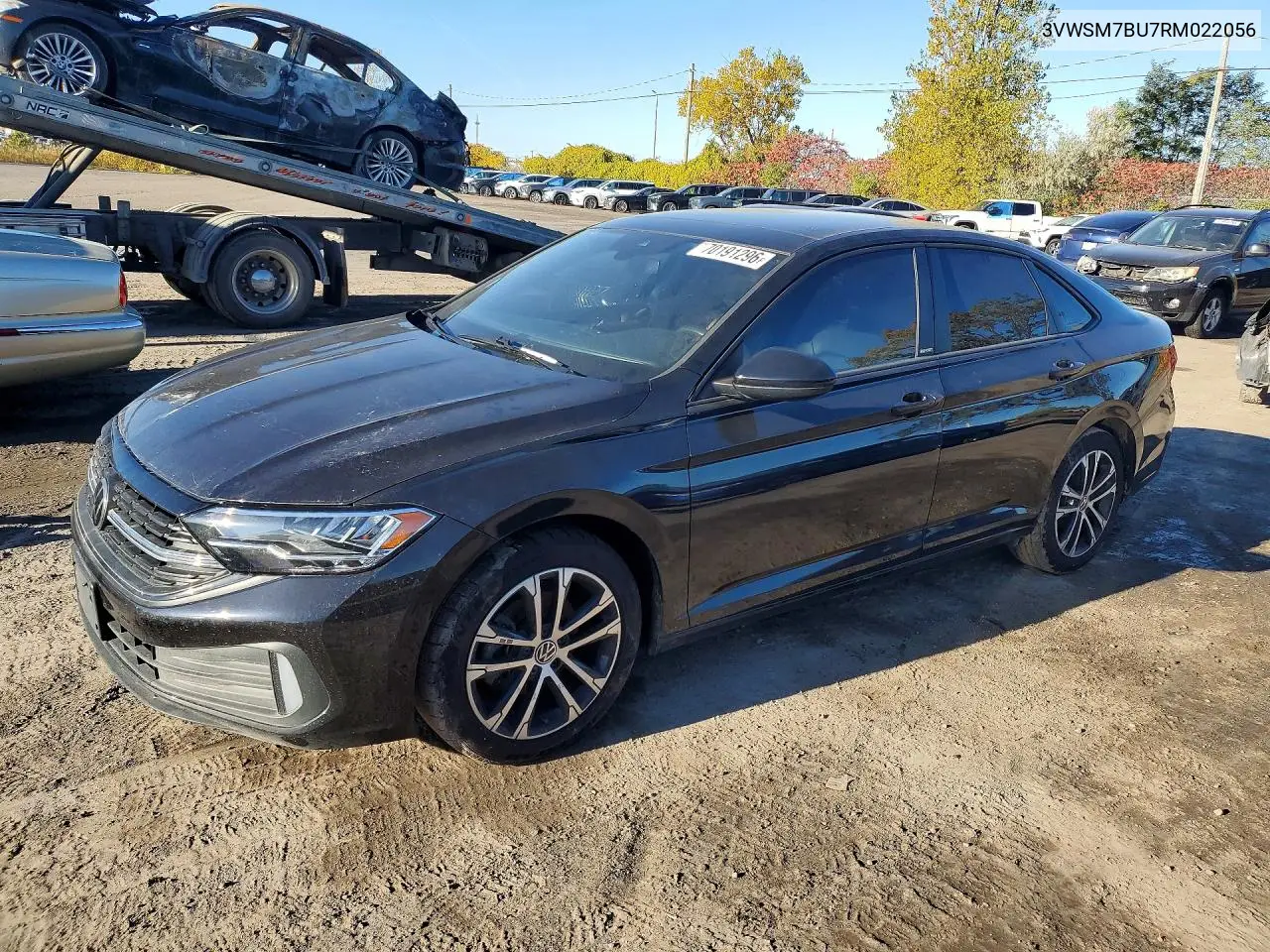 VOLKSWAGEN JETTA 2024, VIN 3VWSM7BU7RM022056