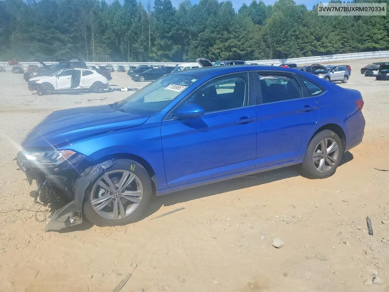 VOLKSWAGEN JETTA 2024, VIN 3VW7M7BUXRM070334