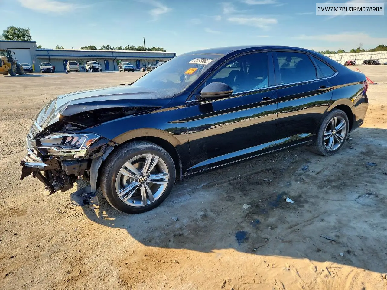 VOLKSWAGEN JETTA 2024, VIN 3VW7M7BU3RM078985