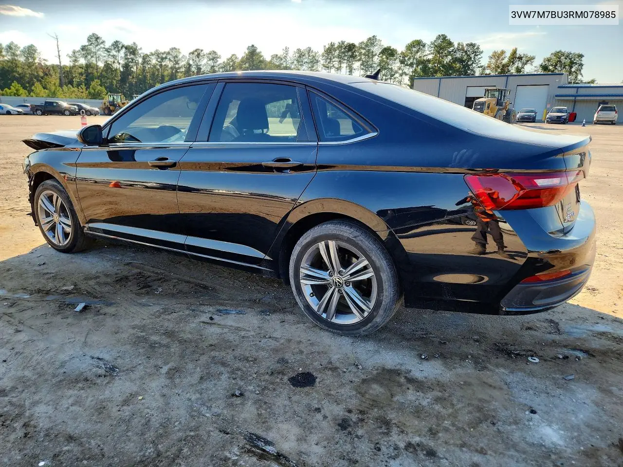 2024 VOLKSWAGEN JETTA VIN 3VW7M7BU3RM078985 — фото 2