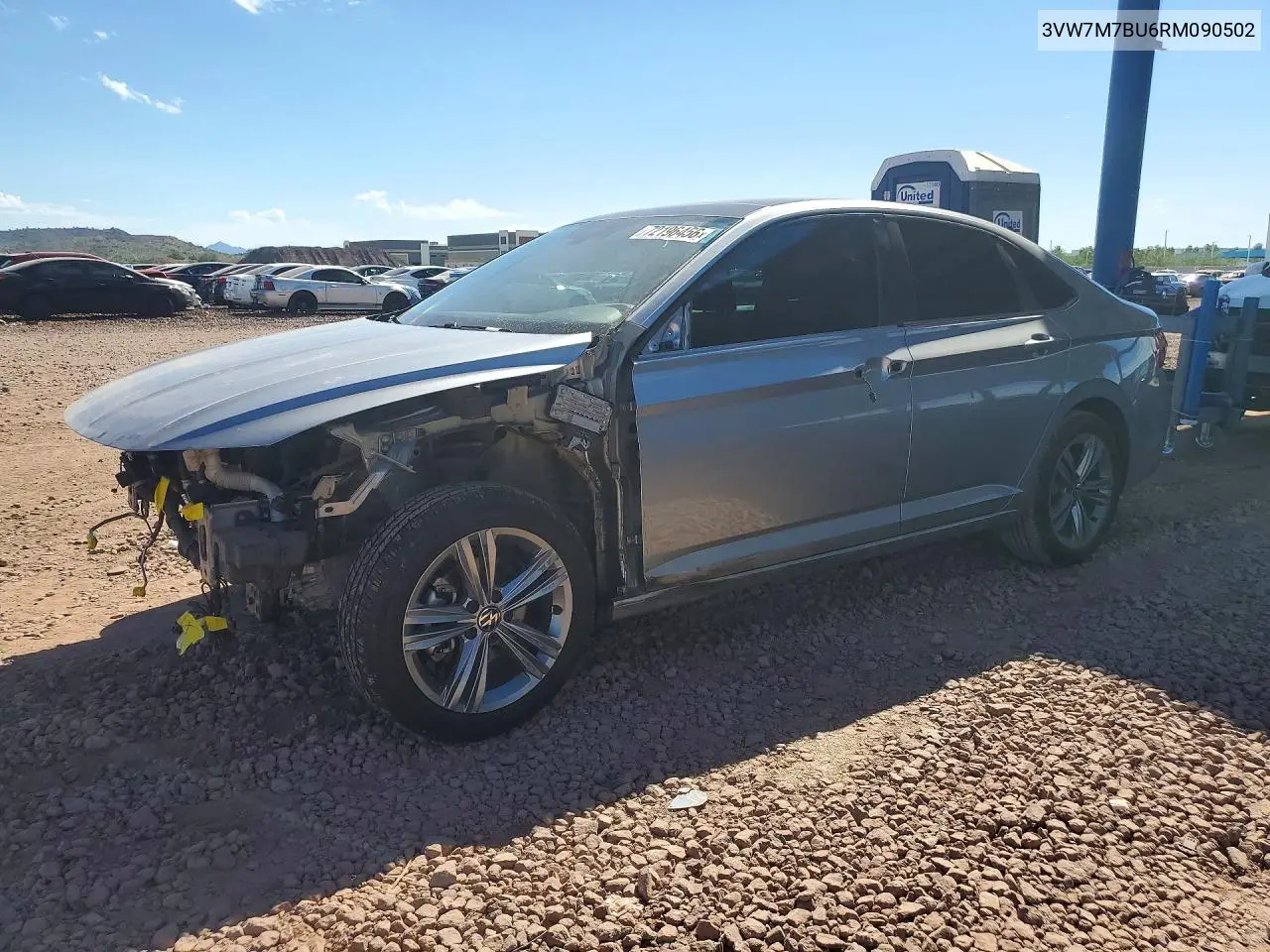 VOLKSWAGEN JETTA 2024, VIN 3VW7M7BU6RM090502