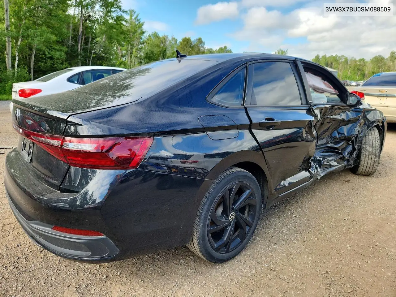 2025 VOLKSWAGEN JETTA VIN 3VWSX7BU0SM088509 — фото 3