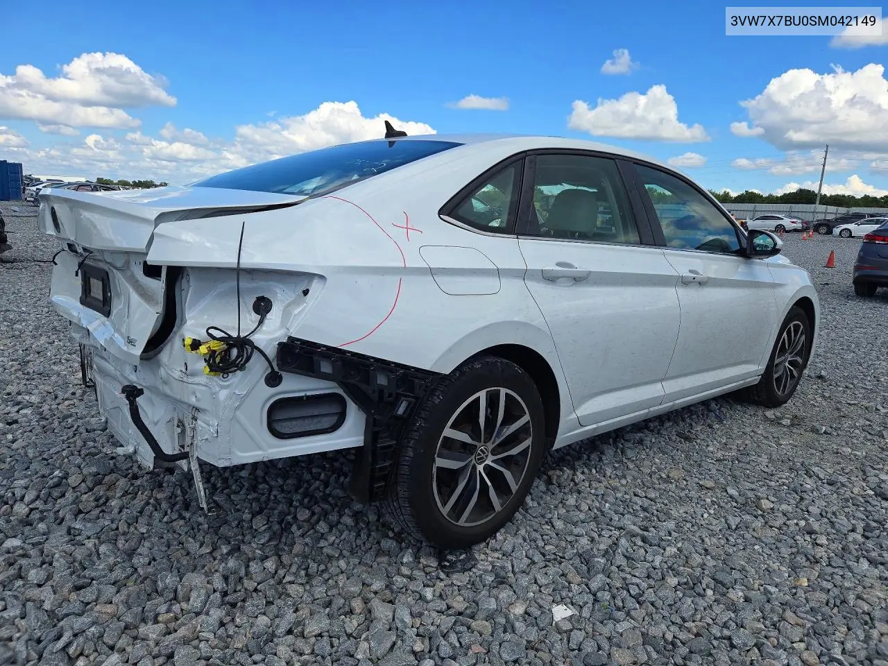 2025 VOLKSWAGEN JETTA VIN 3VW7X7BU0SM042149 — фото 3