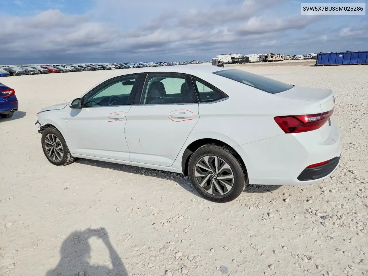 2025 VOLKSWAGEN JETTA VIN 3VW5X7BU3SM025286 — фото 2