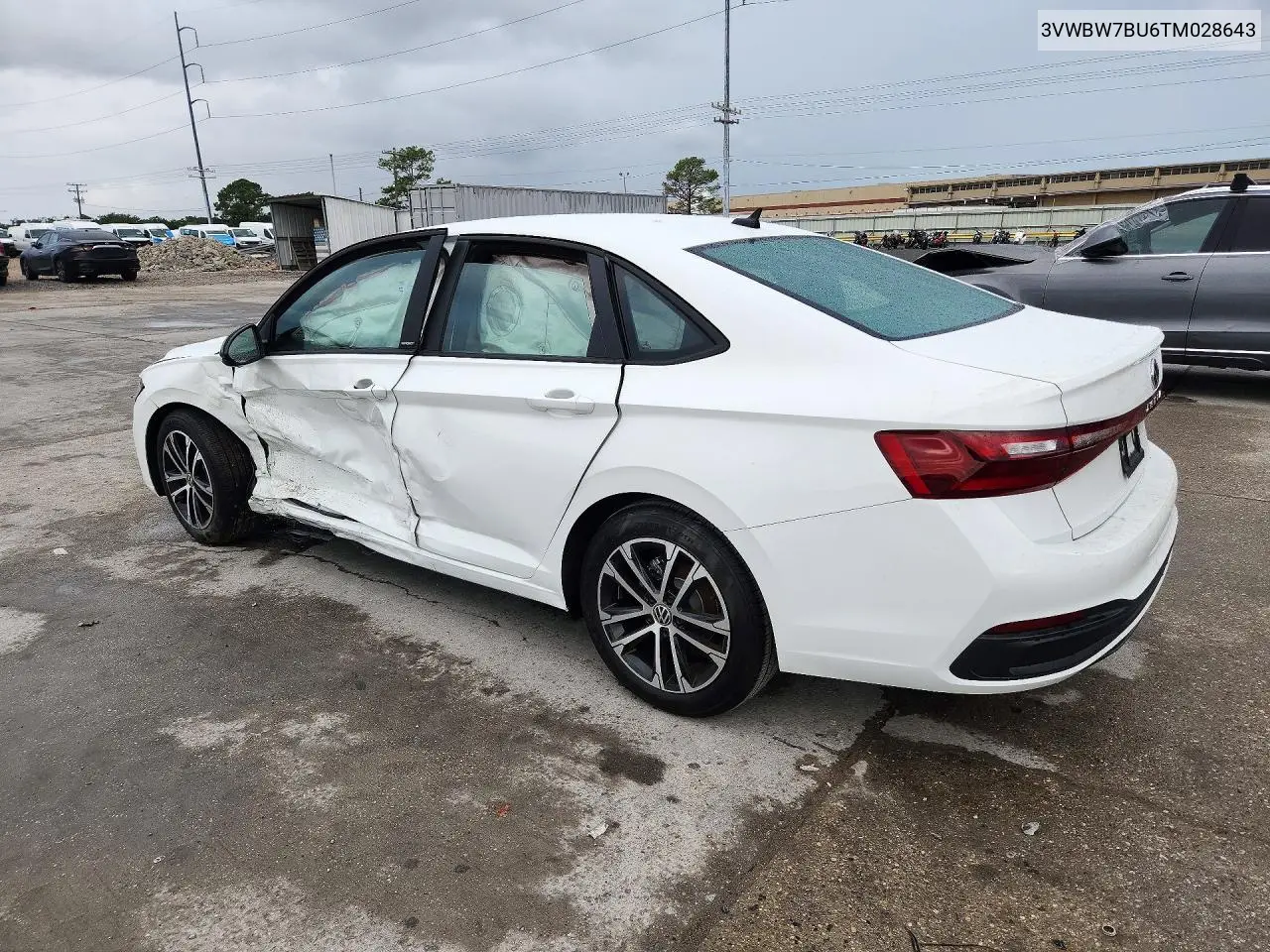 2026 VOLKSWAGEN JETTA VIN 3VWBW7BU6TM028643 — фото 2