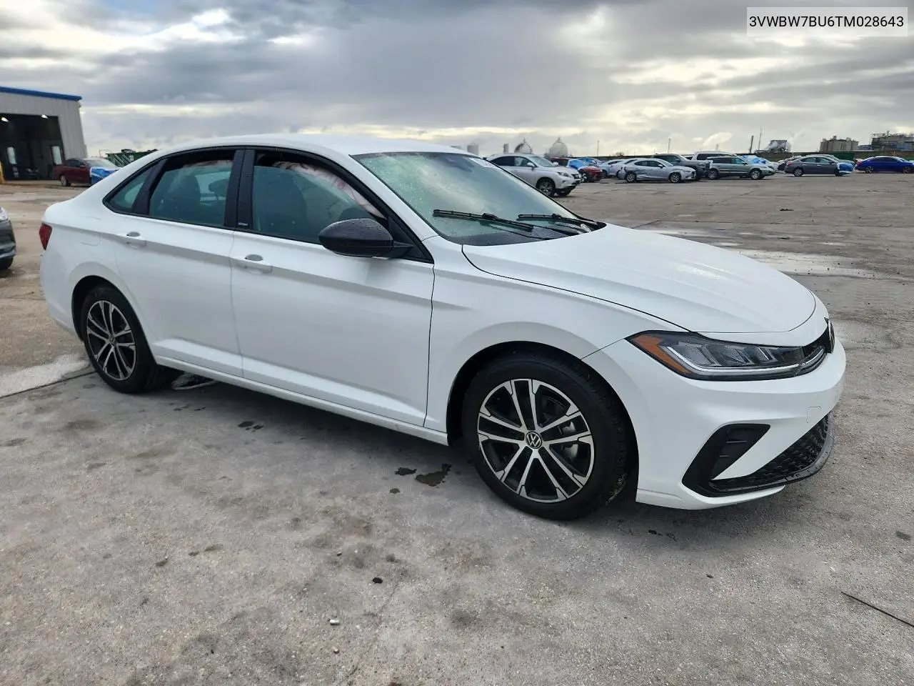 2026 VOLKSWAGEN JETTA VIN 3VWBW7BU6TM028643 — фото 4