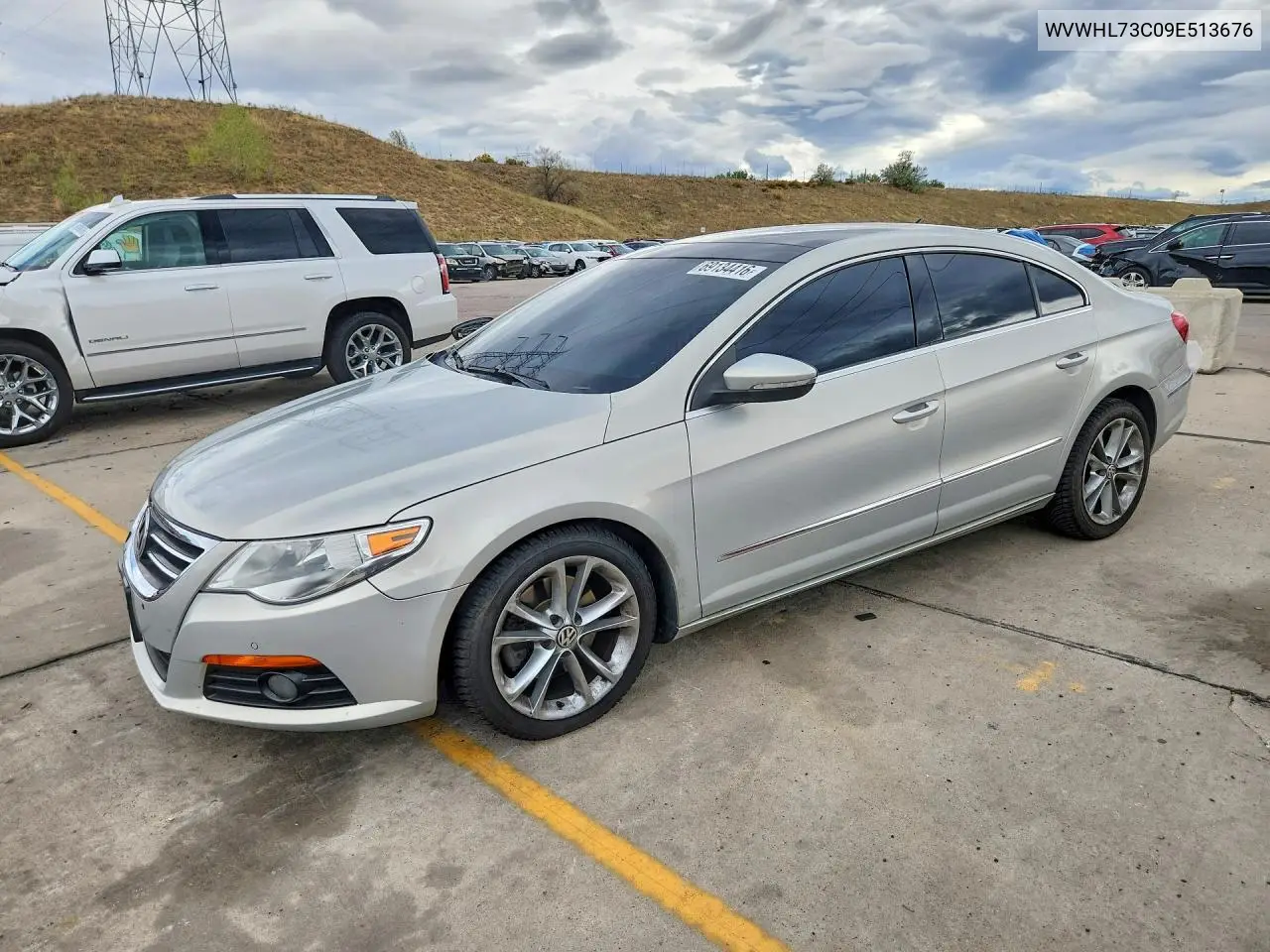 VOLKSWAGEN PASSAT CC 2009, VIN WVWHL73C09E513676